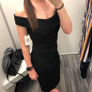 Black cocktail dress